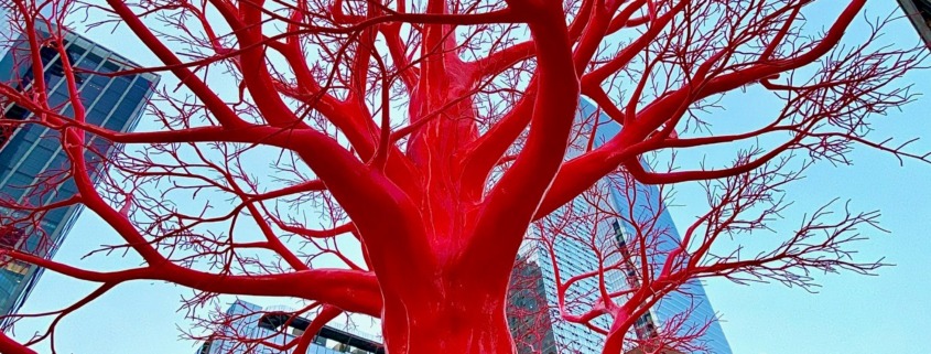 "Old Tree" by Pamela Rosenkranz at the Plinth on the High Line, NYC